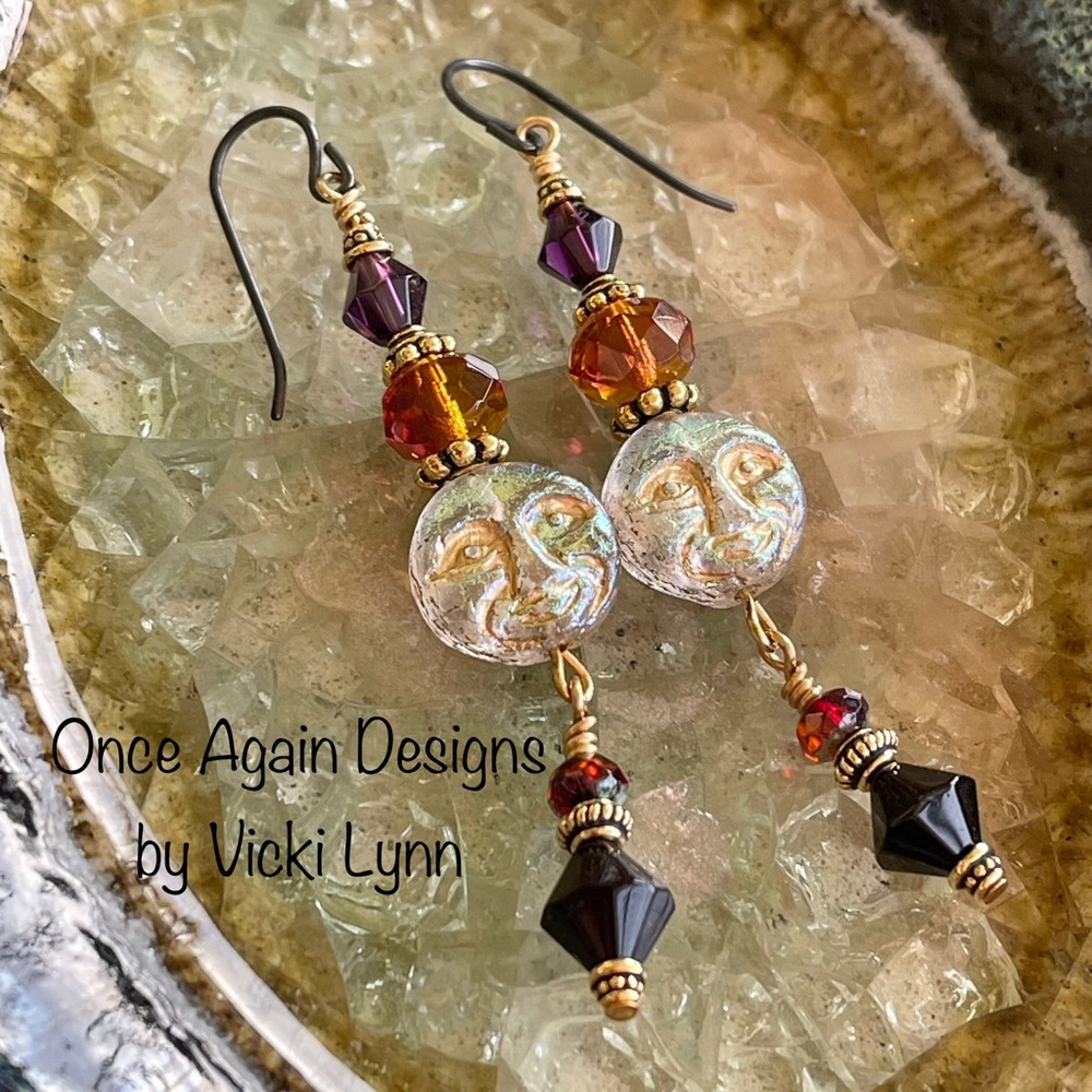 ARTISAN Earrings - “Moon Shine” Dangles
